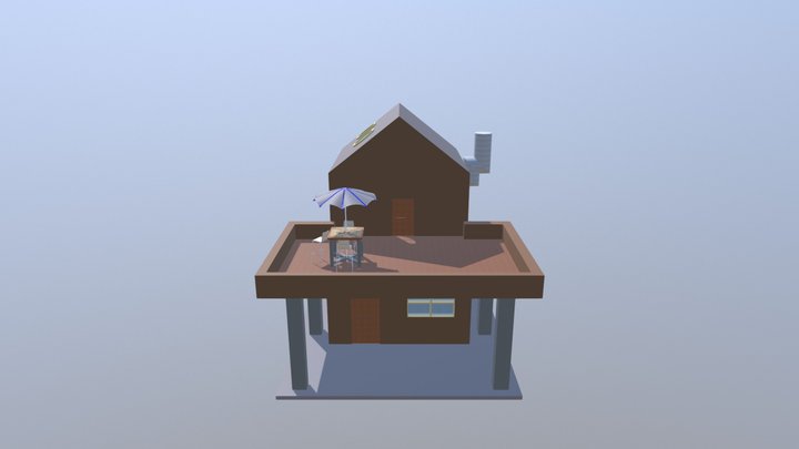 Hoone Sten Teemant 3D Model