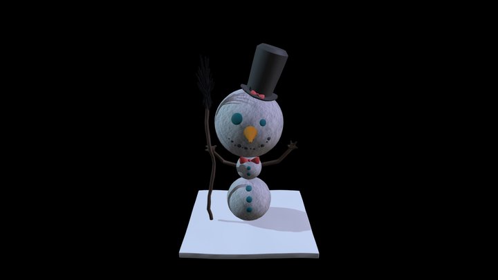 me Snowman 3D Model