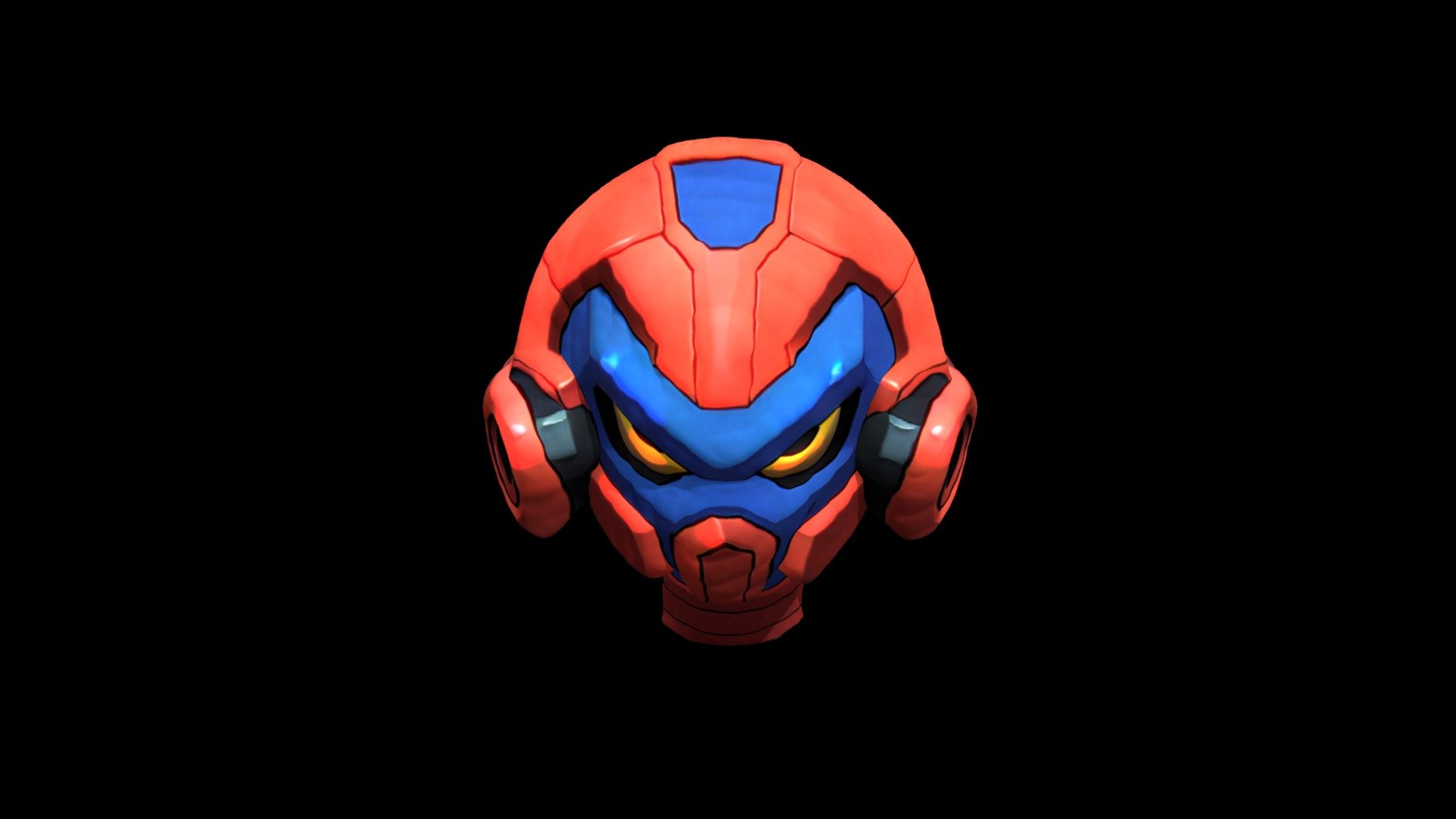 Helmet Mask Robot Cartoon 1108 - Download Free 3D model by klrxyz ...