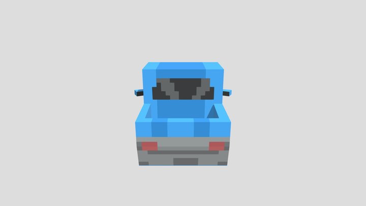 Low Poly Truck 3D Model