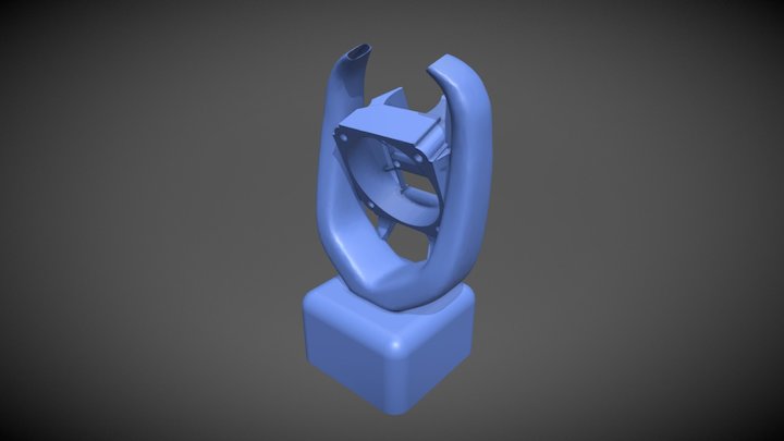 OEM CR10 Short 50mm Fan 3D Model