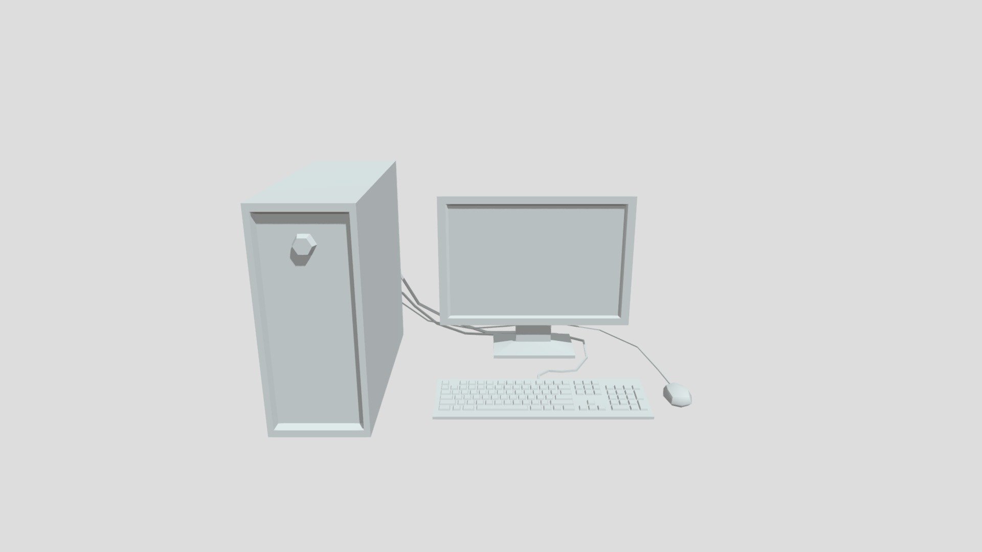 Desktop computer from Poly by Google - Download Free 3D model by ...