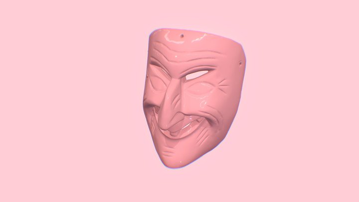 Máscara Danza de los Viejitos 3D Model