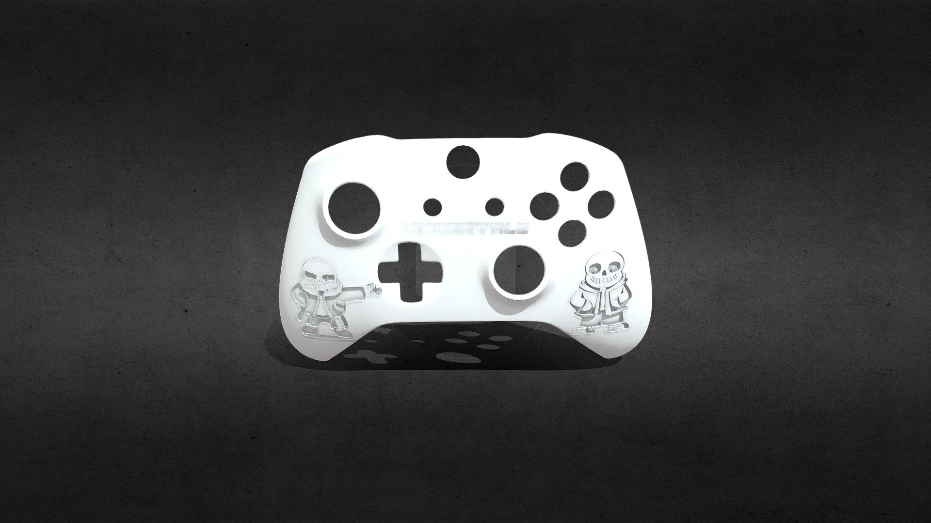 xboxonescustomcontrollershellundertalesan 3D model by ryder