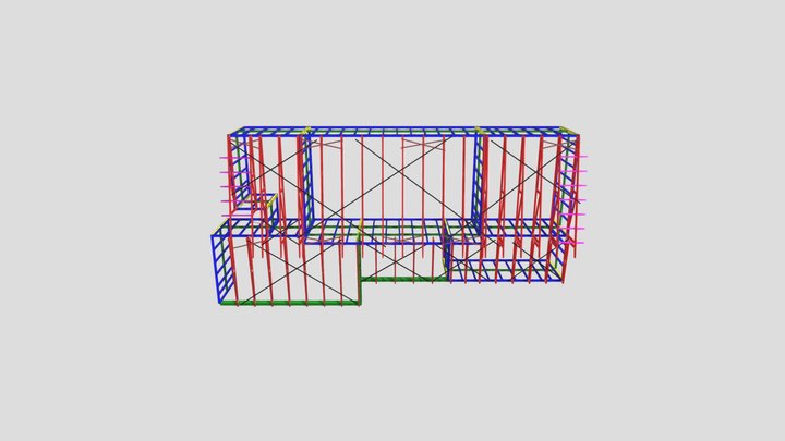 Terrace Truss 3D 3D Model