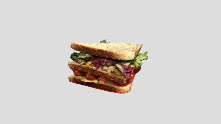 3D Sandwich 3D Model