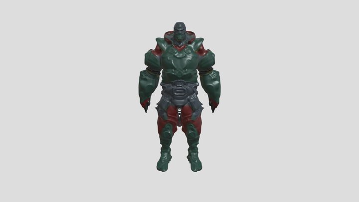 Samurai Puffcoat 7 3D Model