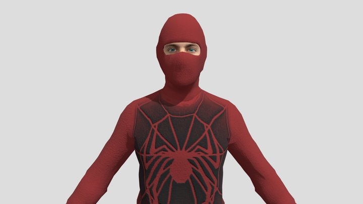 spider-man-2002-human-spider 3D Model