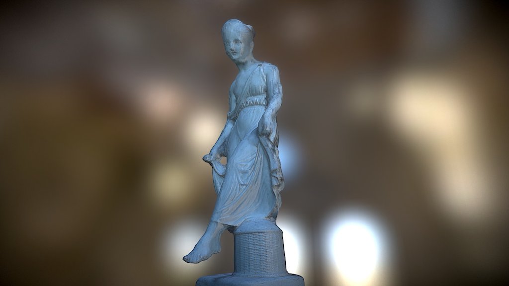 Dancing young woman