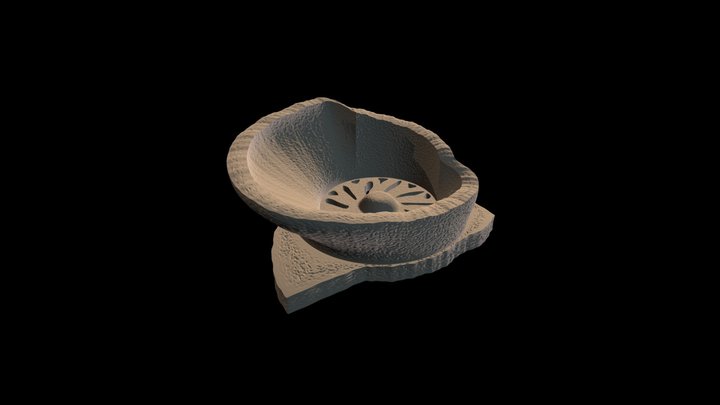 Medieval Islamic Vessel Filter Fragment (Malta)