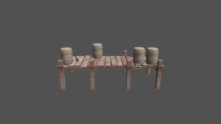 Dock 3D Model