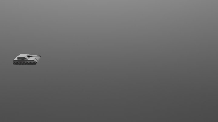 Testing animation on a tank 3D Model