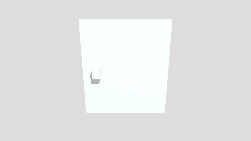 Dresser Drawer low poly 3D model