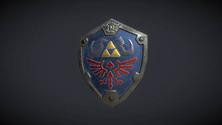 Zelda Shield 3D Model