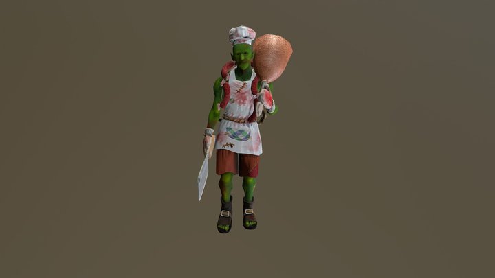 goblin chef 3D Model