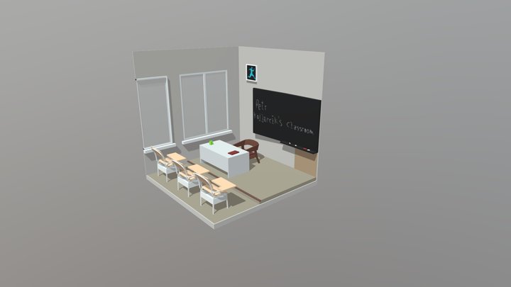 Sala De Aula 3D Model