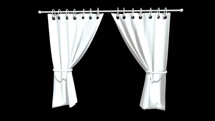 Indoor Curtain 3D Model