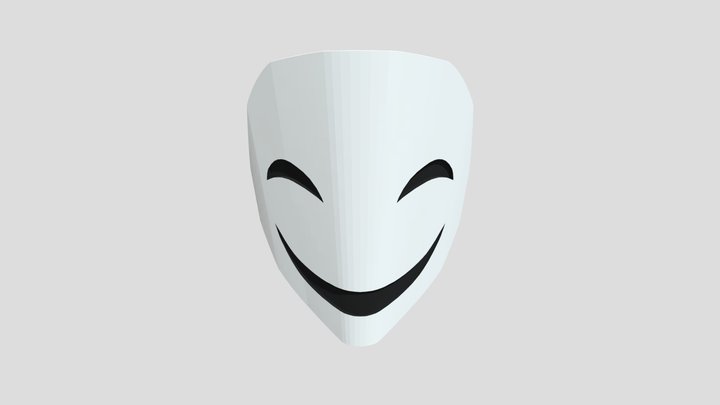 Smile Mask (Kagetane mask) 3D Model