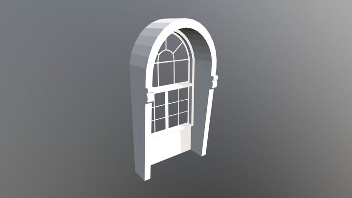 Hooded Window 3D Model