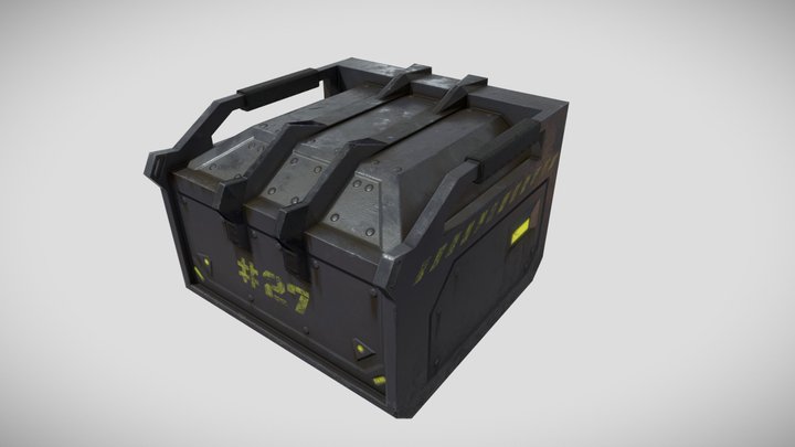 Sci-fi_case_old_4 3D Model