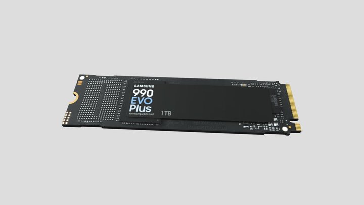 Samsung 990 EVO SSD – Modelo 3D gratuito STL