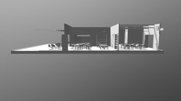 Detalle Aula Sur 3D Model