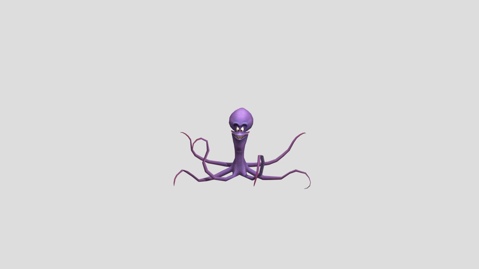 Dave The Octopus (Rig Animation) - Download Free 3D model by Guilherme ...