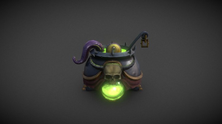 Witch_Сauldron 3D Model