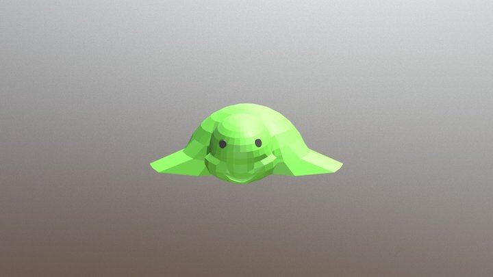 Simple Turtle 3D Model