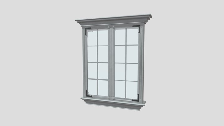 Norwegian window 3D Model