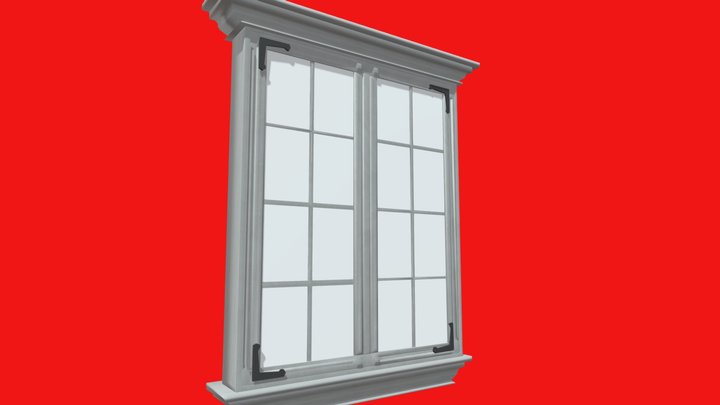 Norwegian window 3D Model