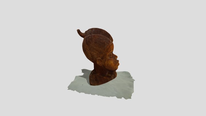 Bust Cross-polarized Agisoft 3D Model