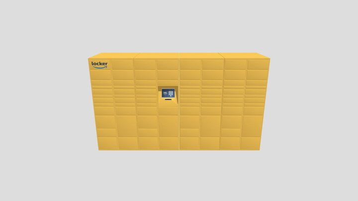 Amazon Locker 3D Model