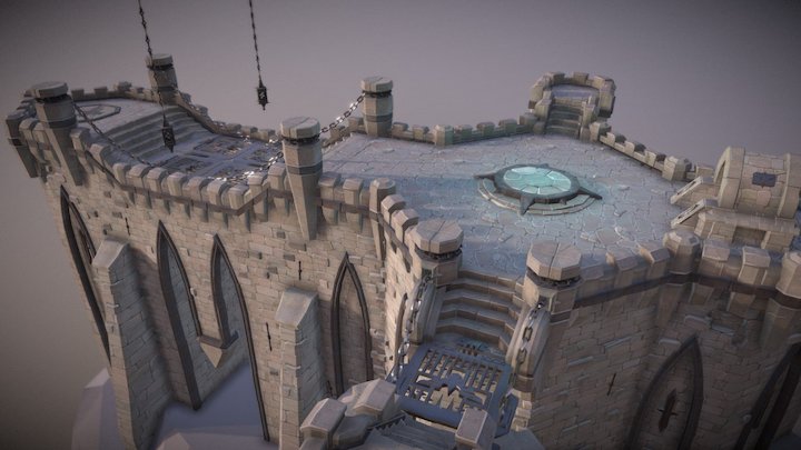 Albion online - Castle set - WIP 3D Model