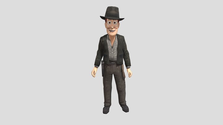 Woody (indiana Jones Outfit) 3D Model