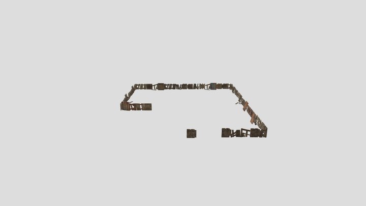 Modular Fence 3D Model