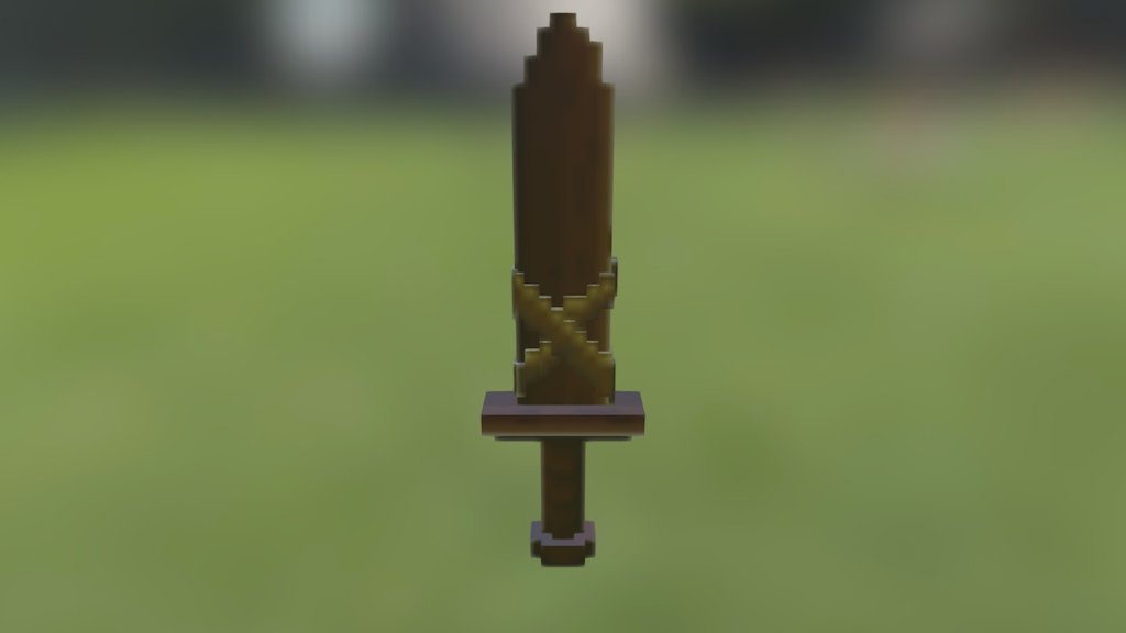 Minecraft Wooden Sword