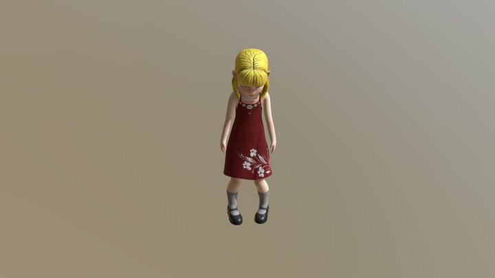 XYZ: Dimensions Chaos (sad girl) 3D Model