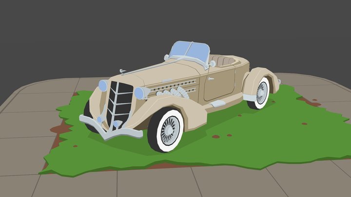 1930's Automobile 3D Model