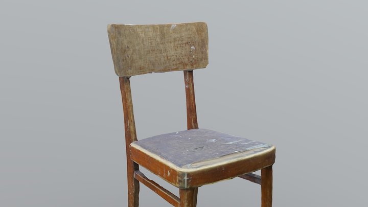 Ancient Chair 3D Model