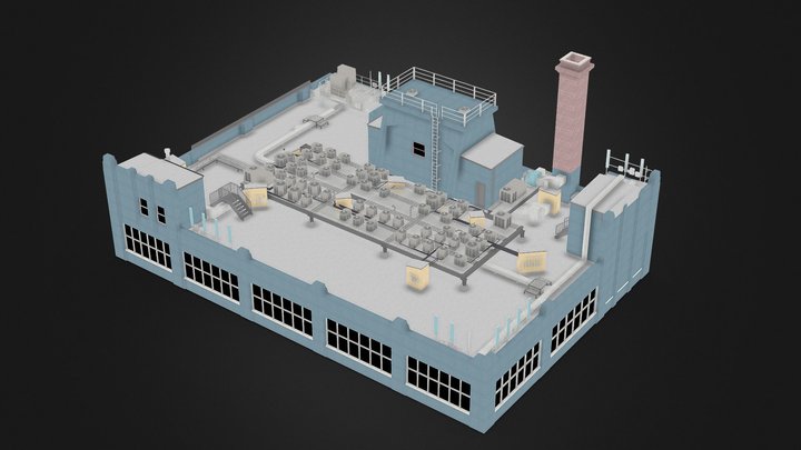 Roof Terrace Project - Existing Conditions 3D Model