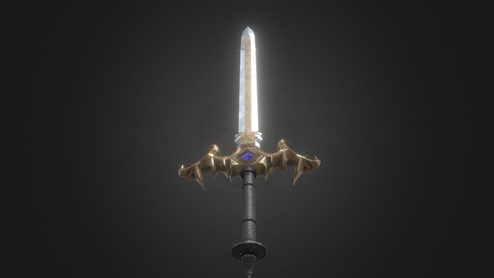 Fantasy Sword 3D Model