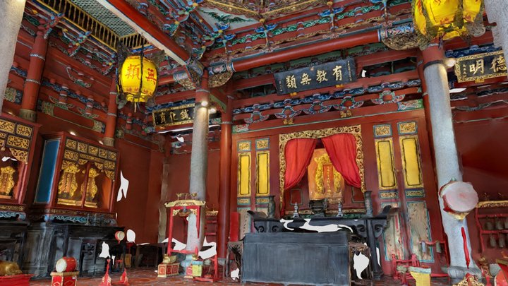 臺北孔子廟 大成殿 Taipei Confucius Temple Dacheng Hall 3D Model