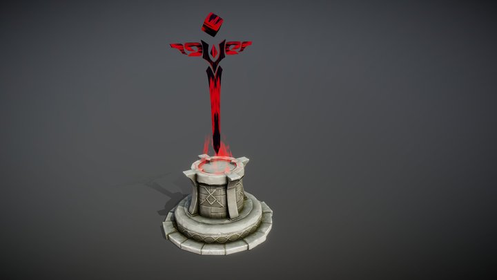 Genshin Impact Fanart Challenge post 3D Model