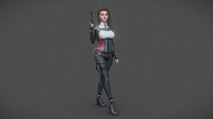 Agent KC-14 3D Model