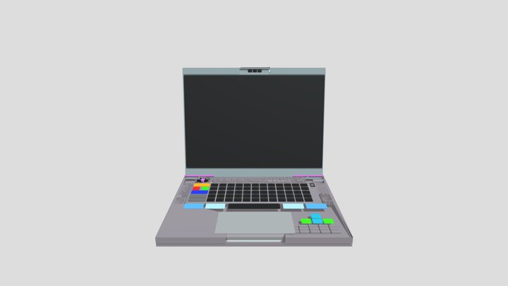 Gaming MacBook (why not?) 3D Model