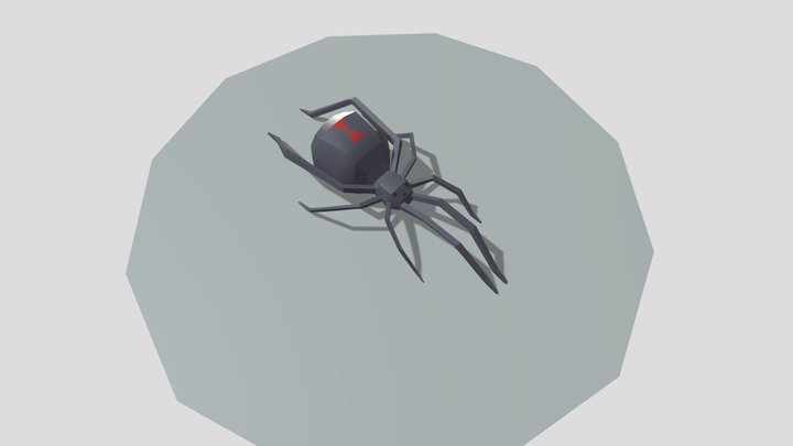 Black Widow 3D Model