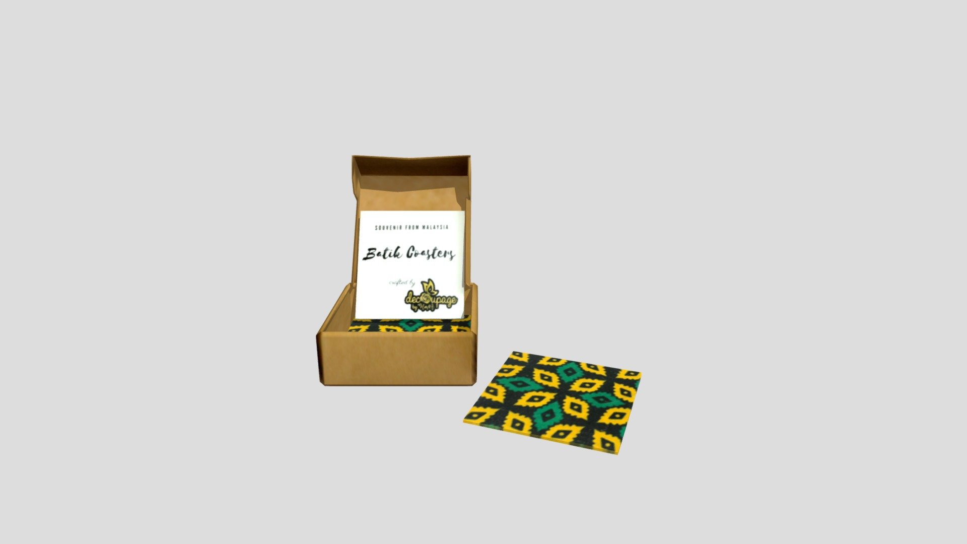 Batik Coaster 03