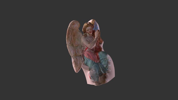 Ange - XVIIe siècle - scan partiel 3D Model