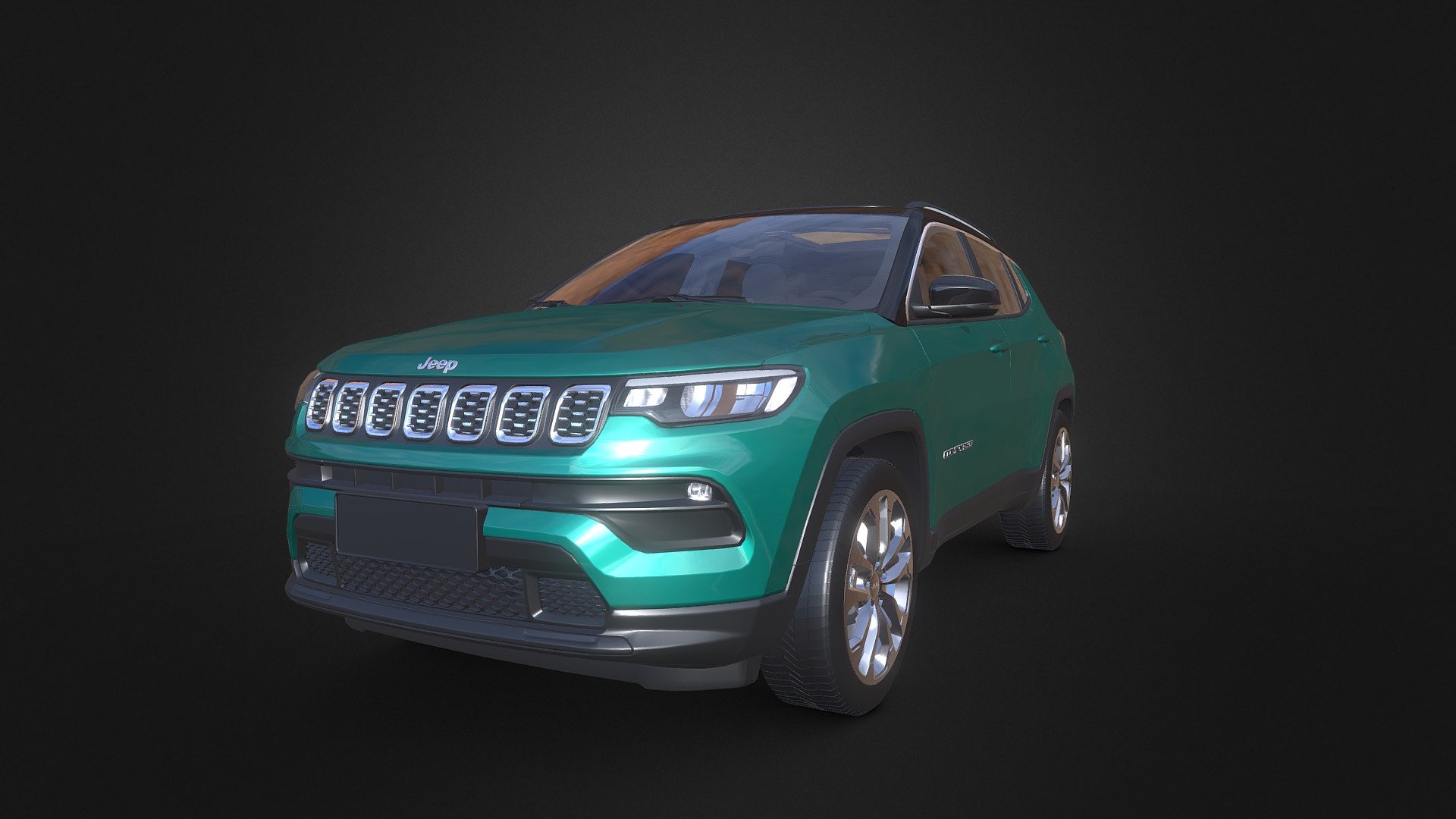 Jeep Compass 2022 Lowpoly - Download Free 3D model by Davidson  (@a0930582398) [e408735]